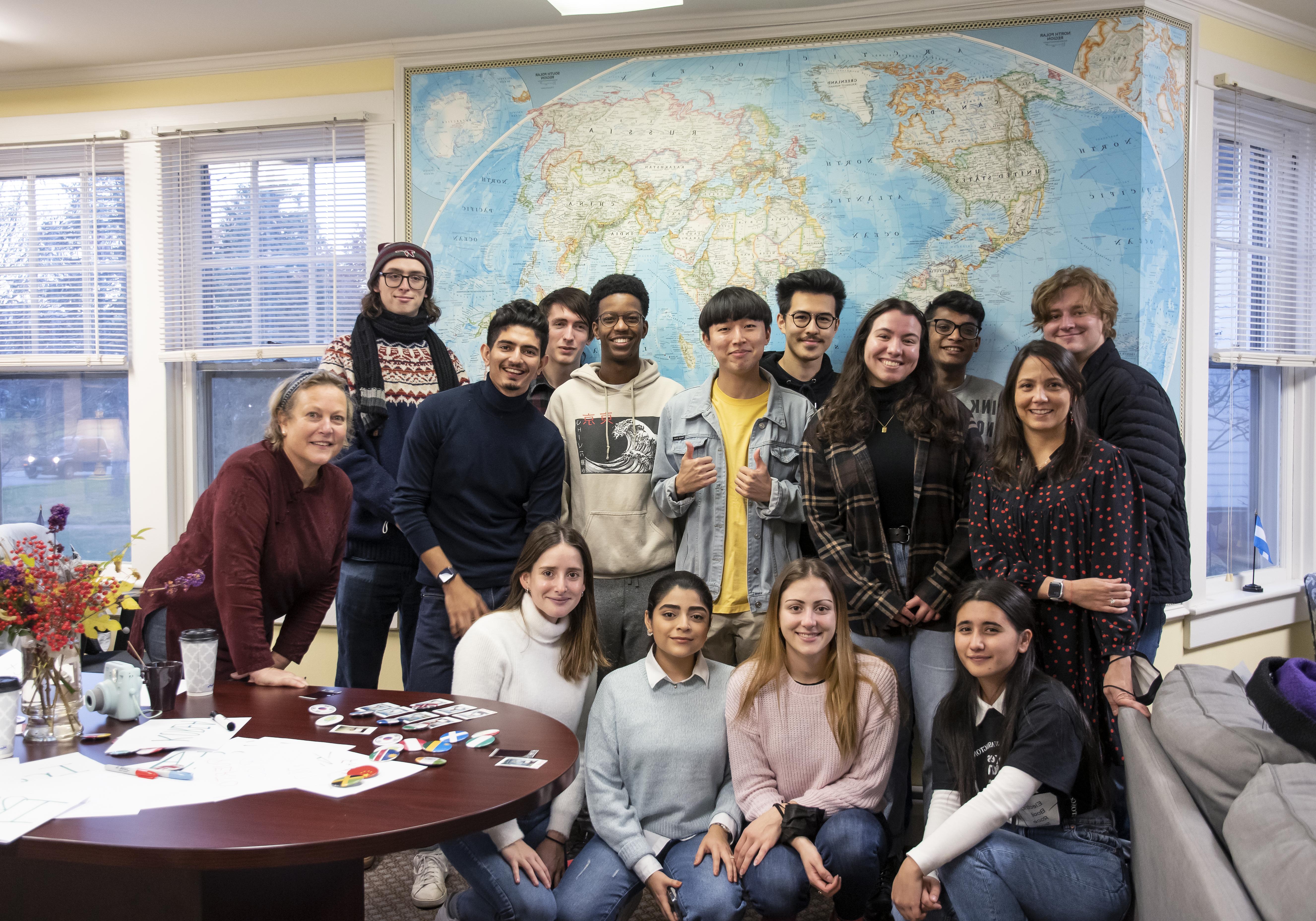 Washington College International Students smiling